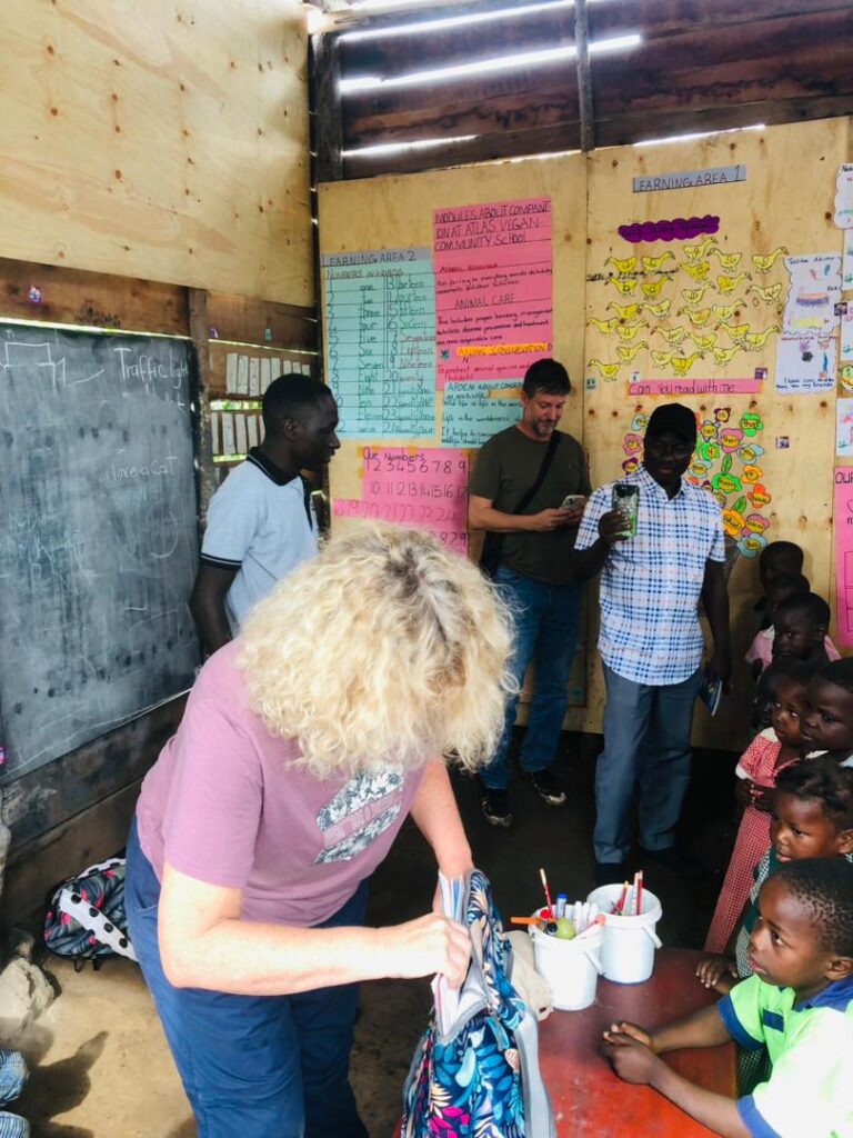 Viva! visit to Atlas Vegan Community School in Uganda